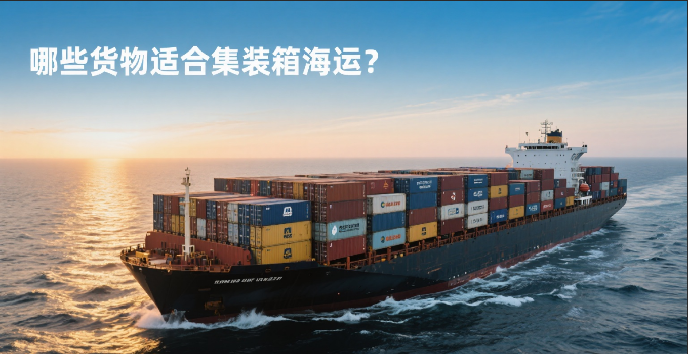 哪些货物适合集装箱海运？